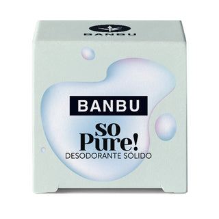 Banbu So Pure natural deodorant refill from Spain, featuring minimalist plastic-free packaging for the KIIMA zero-waste applicator