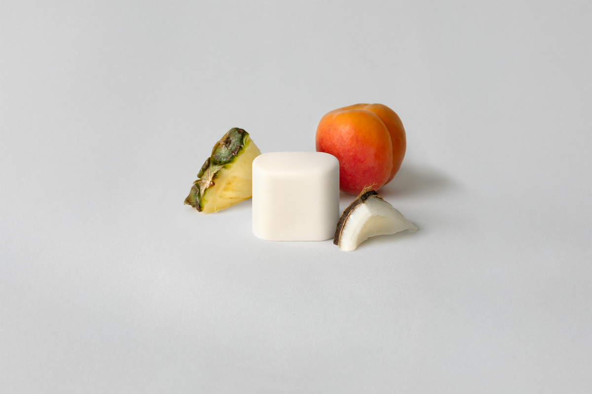 edilos by Green Beaver natural deodorant refill, exotic paradise natural fragrance, peach pineapple coconut vanilla, eco-friendly packaging