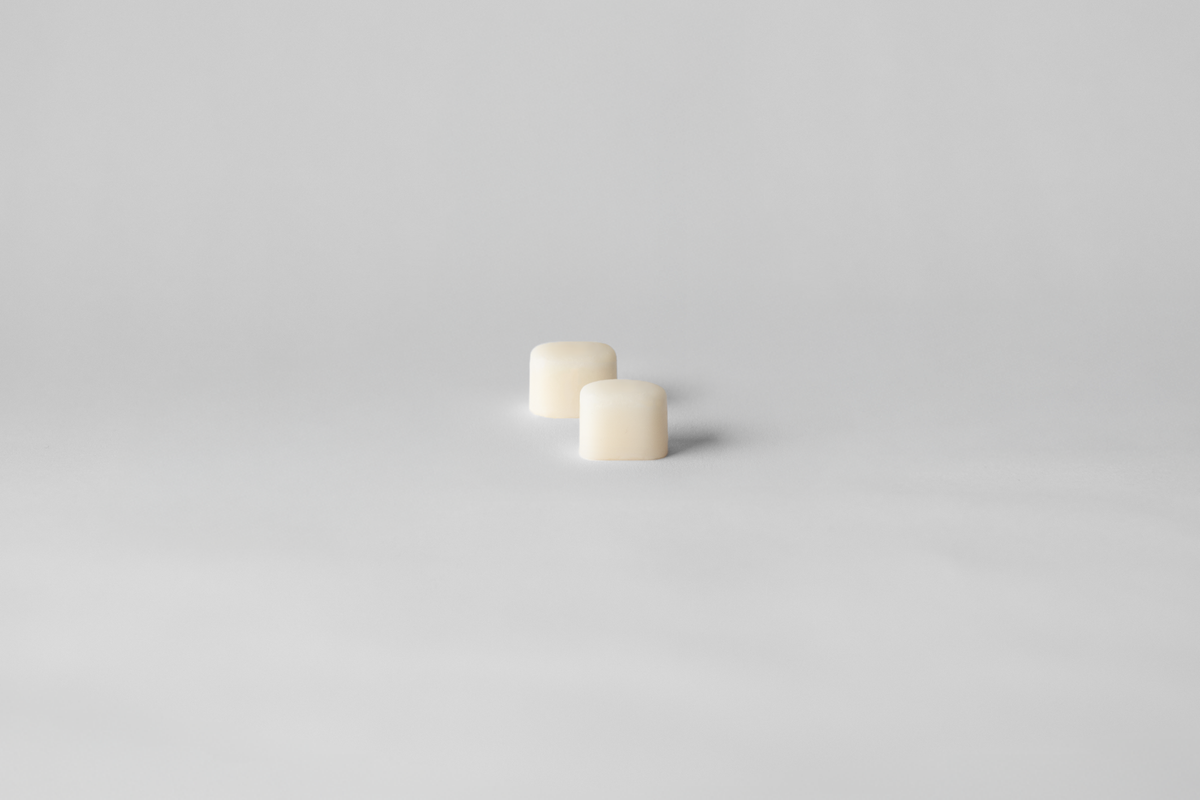 Two KIIMA natural odorless lip balm refills, eco-friendly lip care packaging