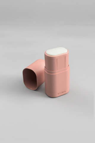 KIIMA refillable natural deodorant collection, eco-friendly packaging, Manarola Rosé color